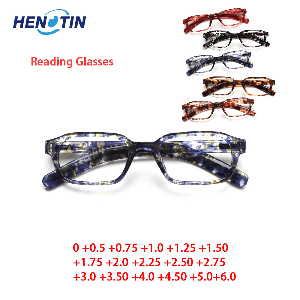 Women'S Fashion Glasses With Clear Lenses - Vrouwen Leesbril Modieuze Rechthoekige Frames Lente