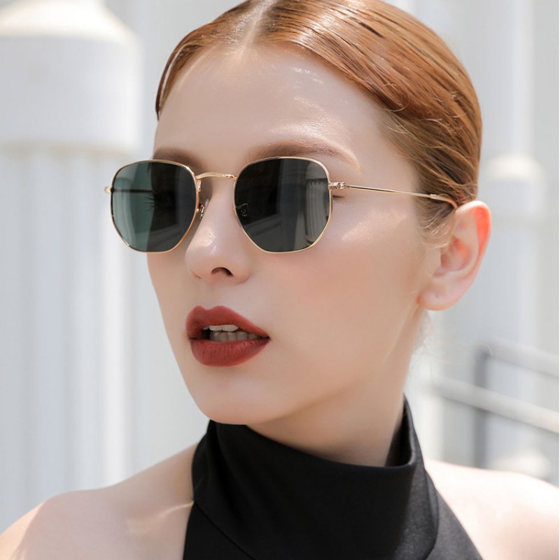 Women'S Fashion Eyeglasses - Ronde punk zonnebrillen voor heren, luxe