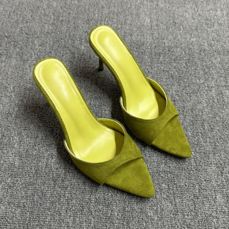 Women'S Fashion Designer Clothes - Puntige Teen Damesslippers Nieuwe Trend Hoge