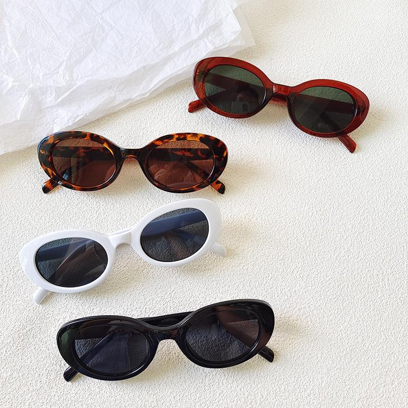 Women'S Fashion Eyeglasses - Vintage kleine ovale zonnebrillen voor dames,