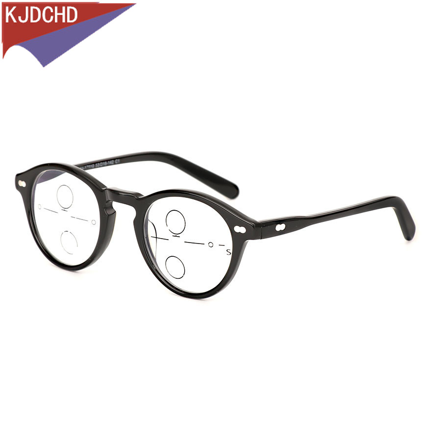 Women'S Fashion Glasses With Clear Lenses - 2025 Acetaat Kwaliteit Multifocale Lenzen Leesbril