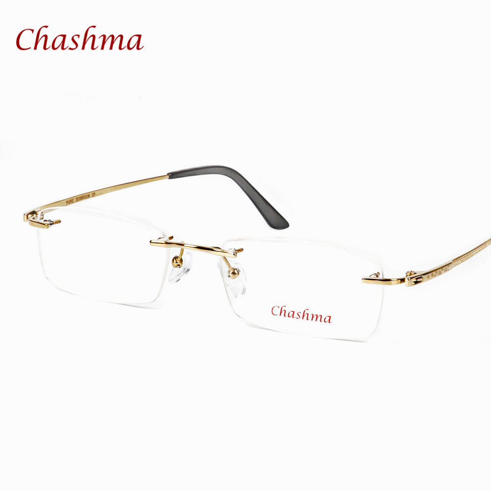 Women'S Fashion Glasses With Clear Lenses - Mannen Optische Bril Randloos Frame Puur