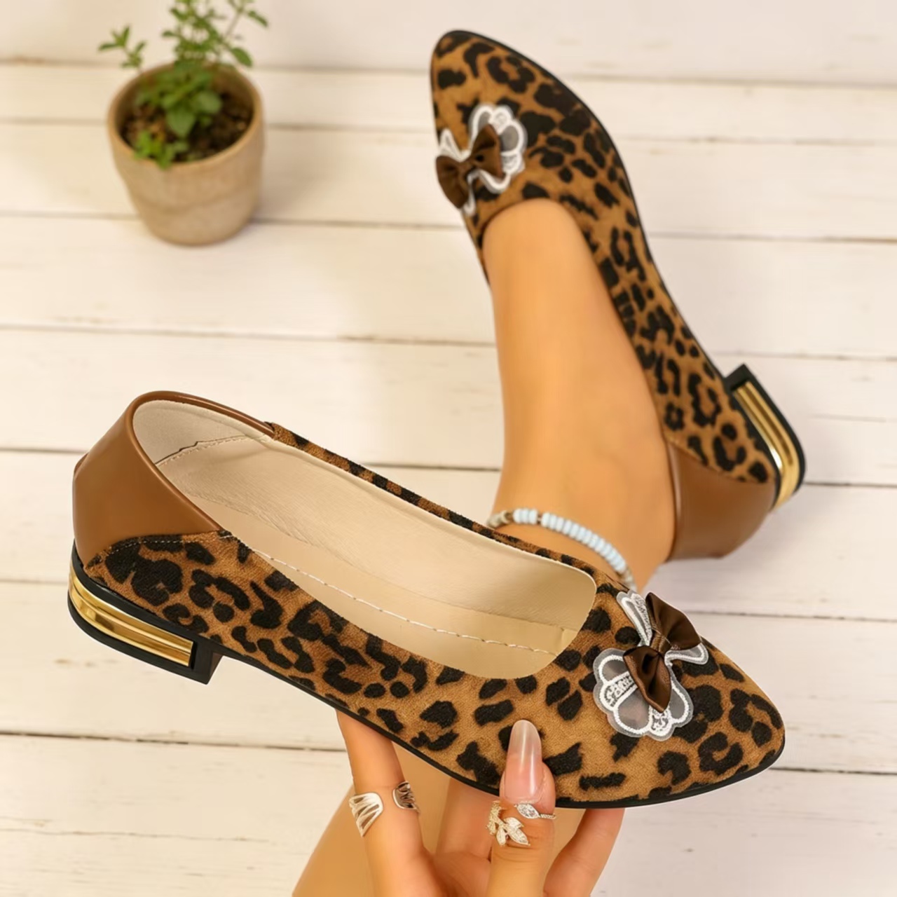Women'S Fashion Shoes - Herfstmode Pumps met Spitse Neus en