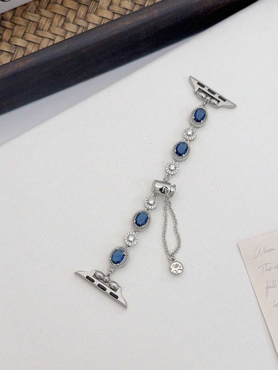 Women Fashion Over 40 - MAPUCE 1pc luxe Ocean Tear Sapphire