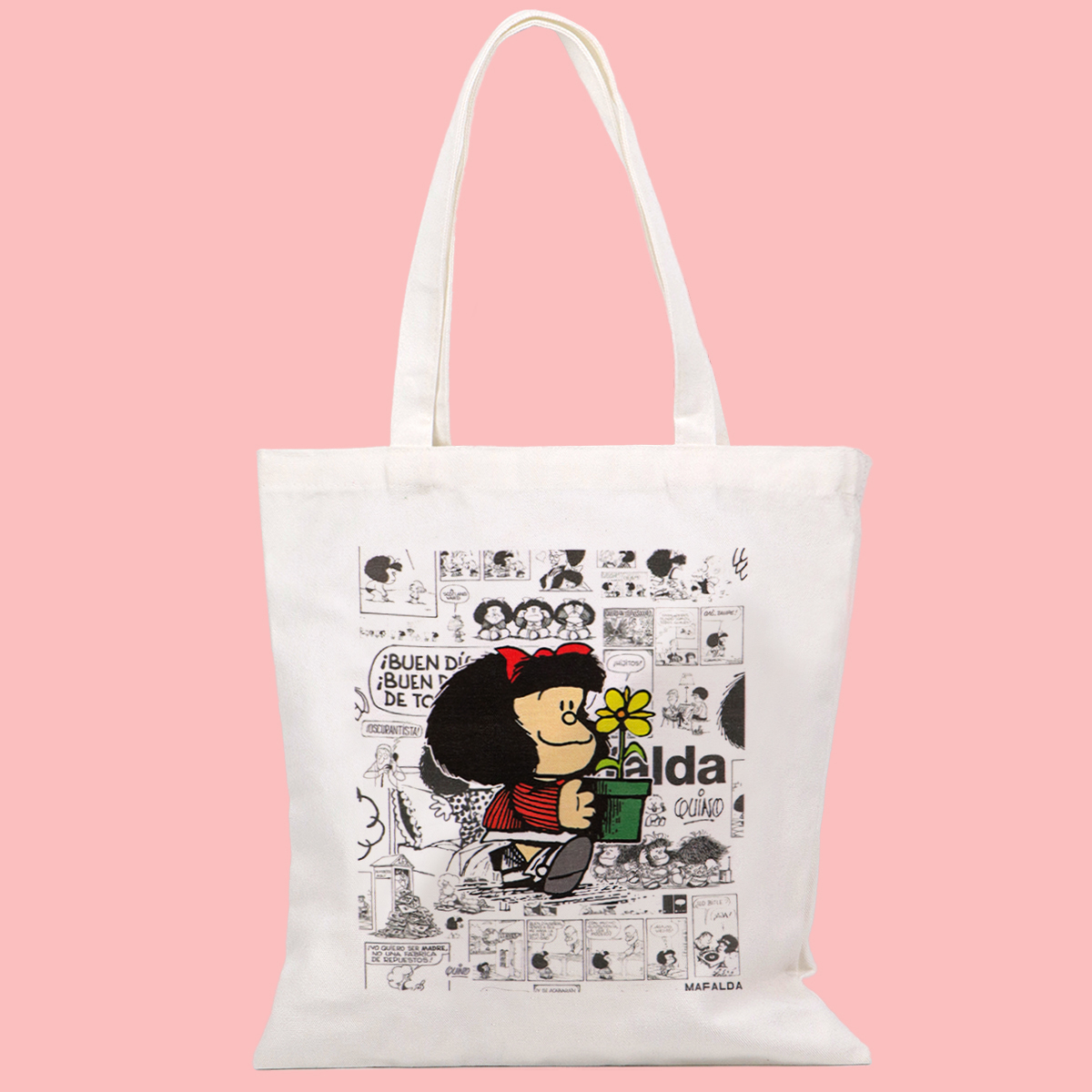 Women Fashion Handbags - Mode canvas draagtas dames cartoon meisje