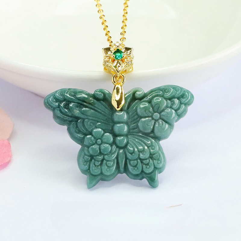 Women Fashion Necklace - S925 Zilver Natuurlijke Echte Blauwe Water