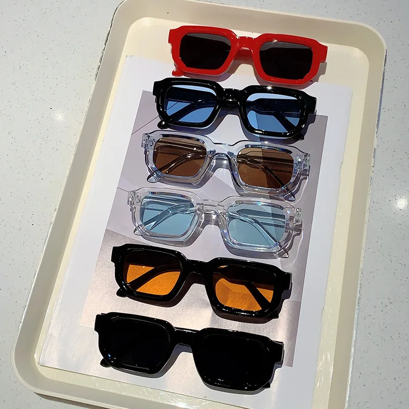 Women'S Fashion Eyeglasses - Vintage zonnebril met rechthoekig montuur Outdoor