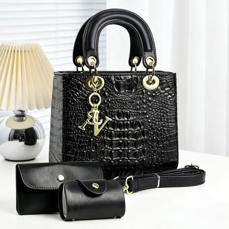 Women Fashion Handbags - 3-delige dameshandtasset, kleine en lichtgewicht kleine