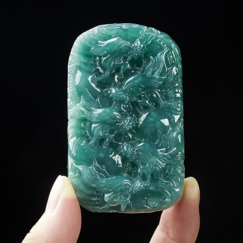 Women'S Fashion - Myanmar Emerald Blue Water Kowloon Zodiac
