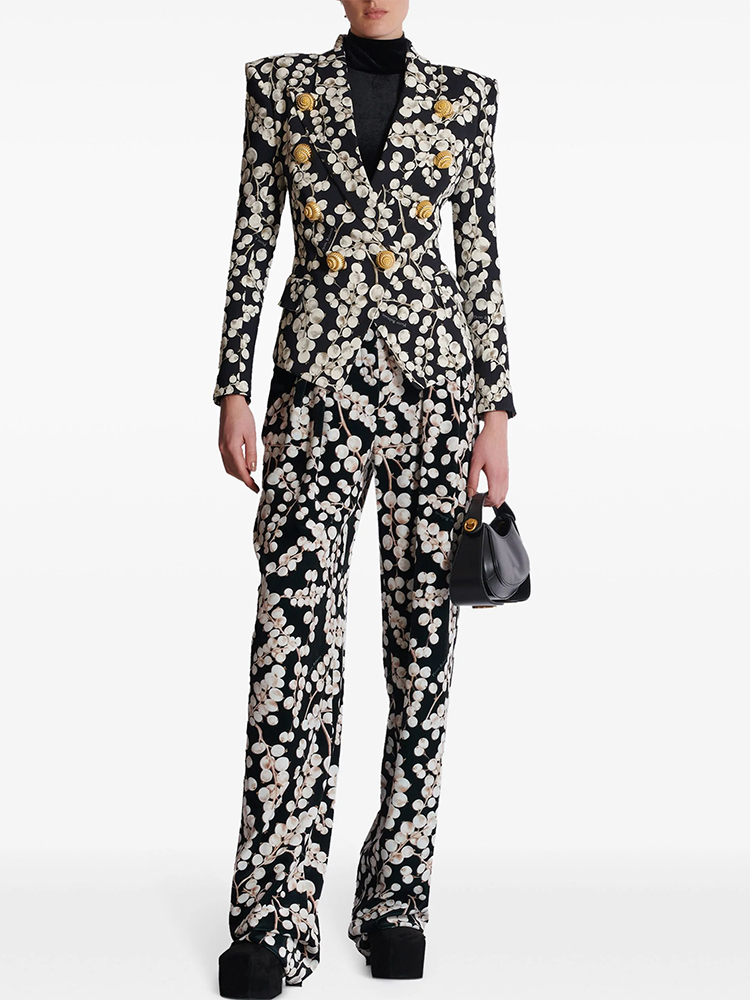 Blazer Women Oversized - Hoogwaardig 2026 Designer Runway Pak Dames