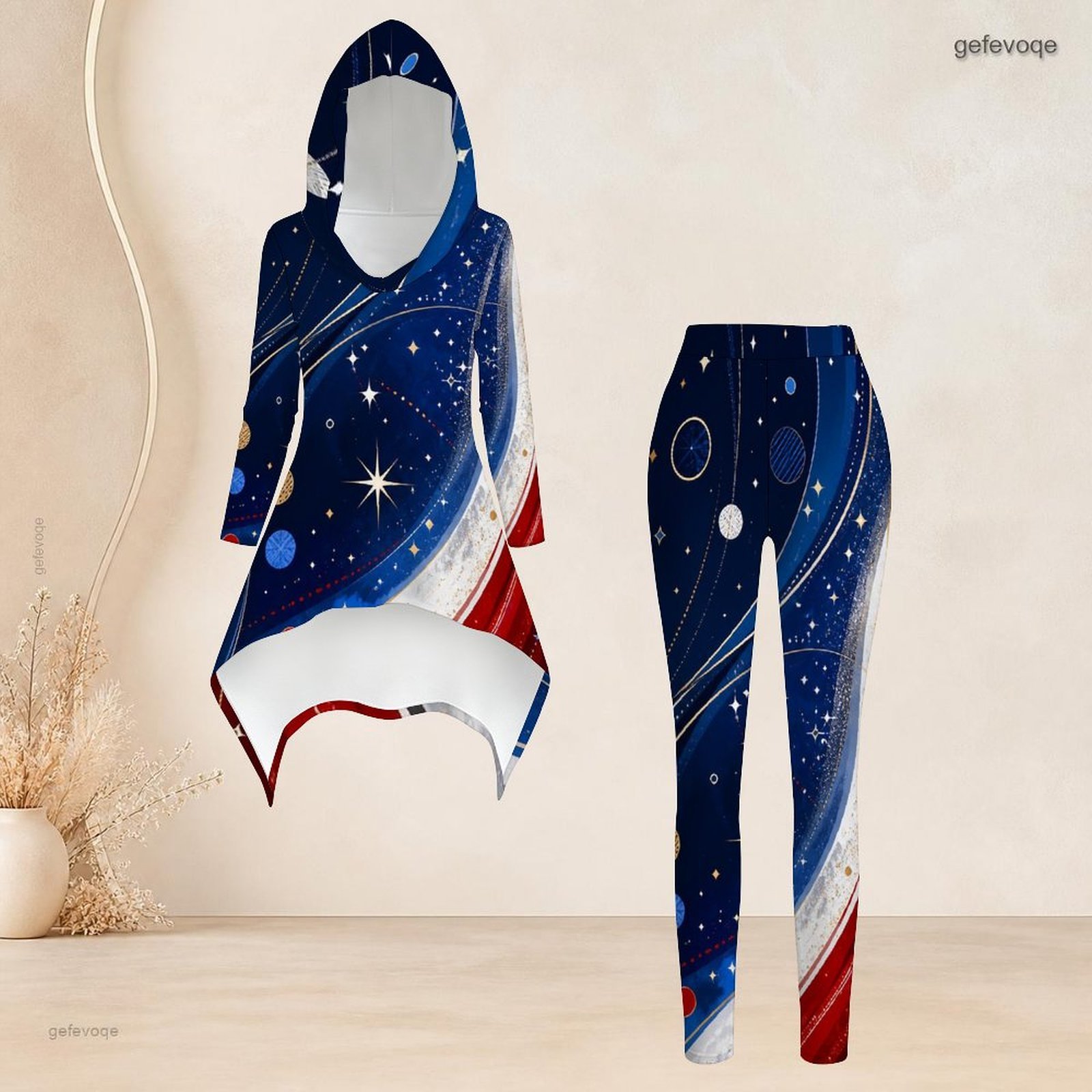 Women Top Fashion - Modieus Dames Casual 2-delig Set: Hoodie