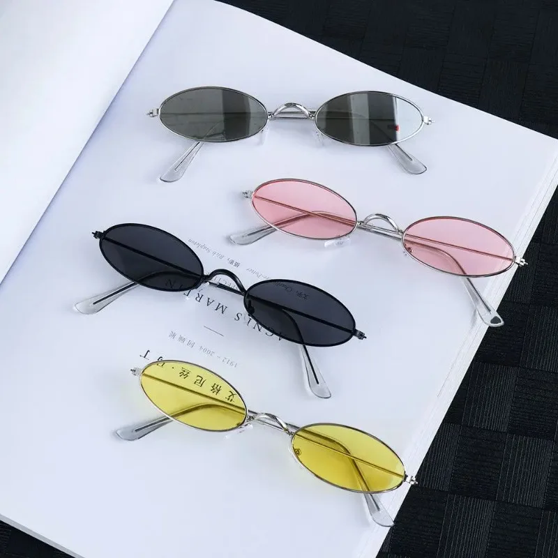 Women'S Fashion Eyeglasses - Retro zonnebril met klein, ovaal montuur,