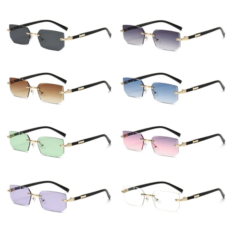 Women'S Fashion Eyeglasses - Trendy randloze zonnebrillen voor mannen en