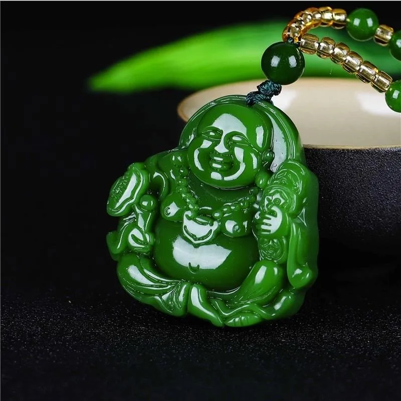Chinese Groene Jade Maitreya B - Women Fashion Necklace recensie en prijs