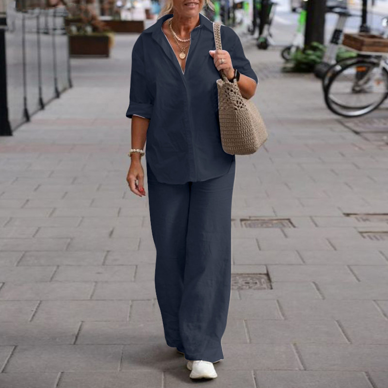 Retro broekpak dames tweedelig - Wide Leg Palazzo Pants recensie en prijs