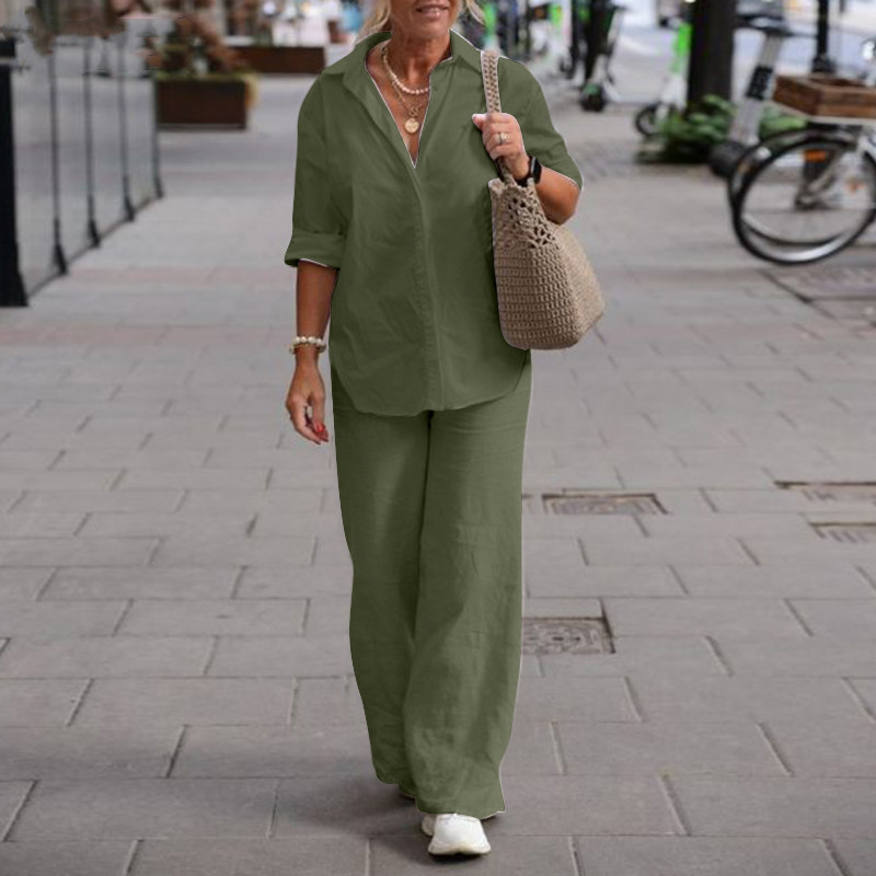 Retro broekpak dames tweedelig - Wide Leg Palazzo Pants recensie en prijs