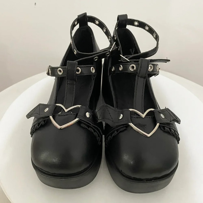 Nieuwe Zoete Hart Gesp Wiggen  - Women'S Fashion Shoes recensie en prijs