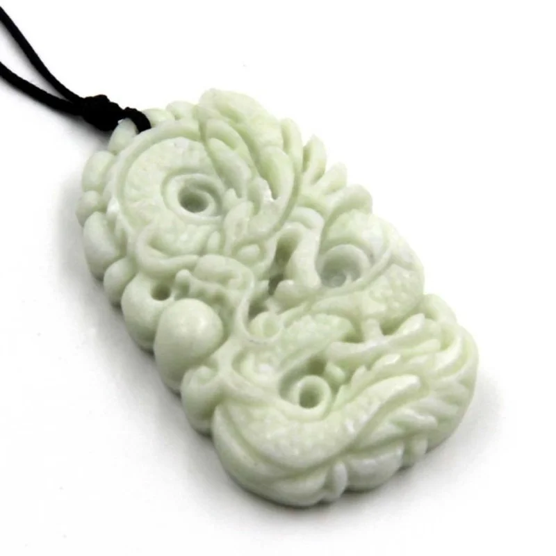 Natuurlijke witte jade Draak P - Women'S Fashion recensie en prijs