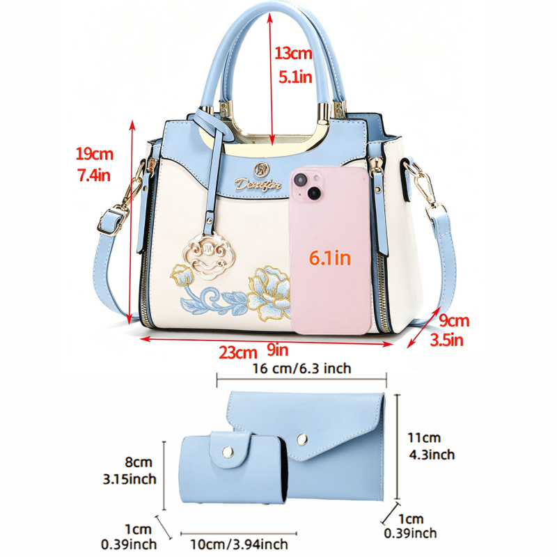 3-delige set hoogwaardige gebo - Women Fashion Handbags recensie en prijs