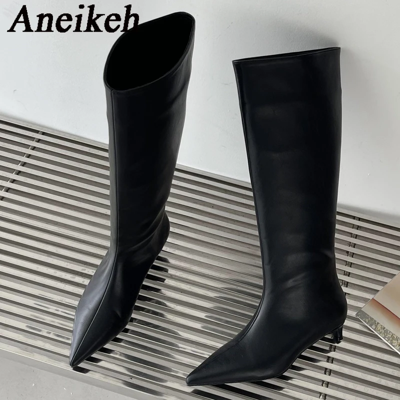 Aneikeh 2026 Mode Sexy Puntige - Women'S Fashion Knee High Boots recensie en prijs