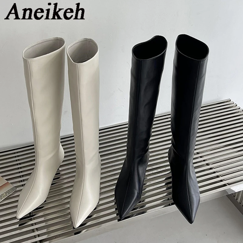 Aneikeh 2026 Mode Sexy Puntige - Women'S Fashion Knee High Boots recensie en prijs