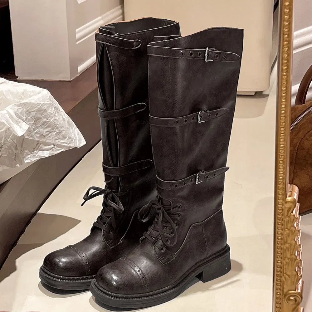 Dames Kniehoge Laarzen Vintage - Women'S Fashion Knee High Boots recensie en prijs