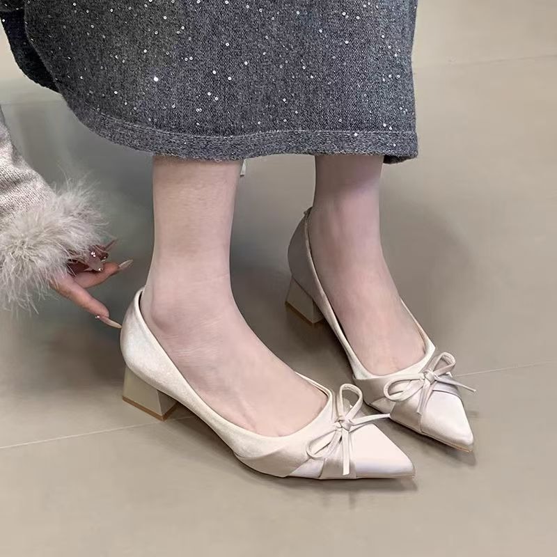 Retro halflange enkele schoene - Women'S Fashion Shoes recensie en prijs