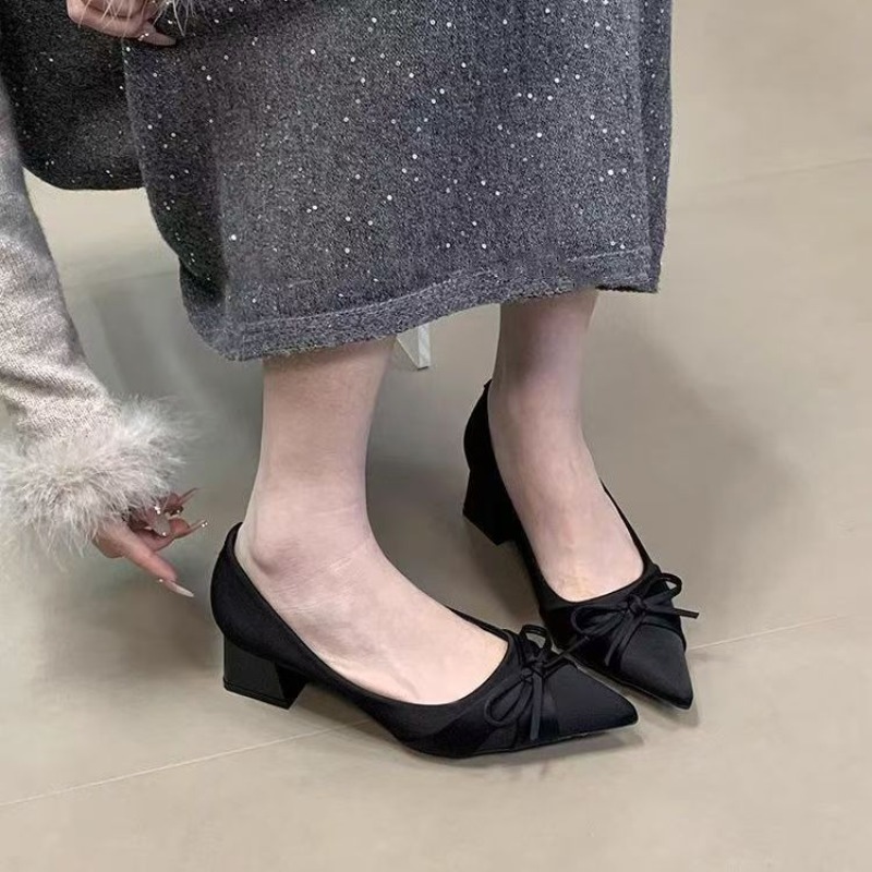 Retro halflange enkele schoene - Women'S Fashion Shoes recensie en prijs