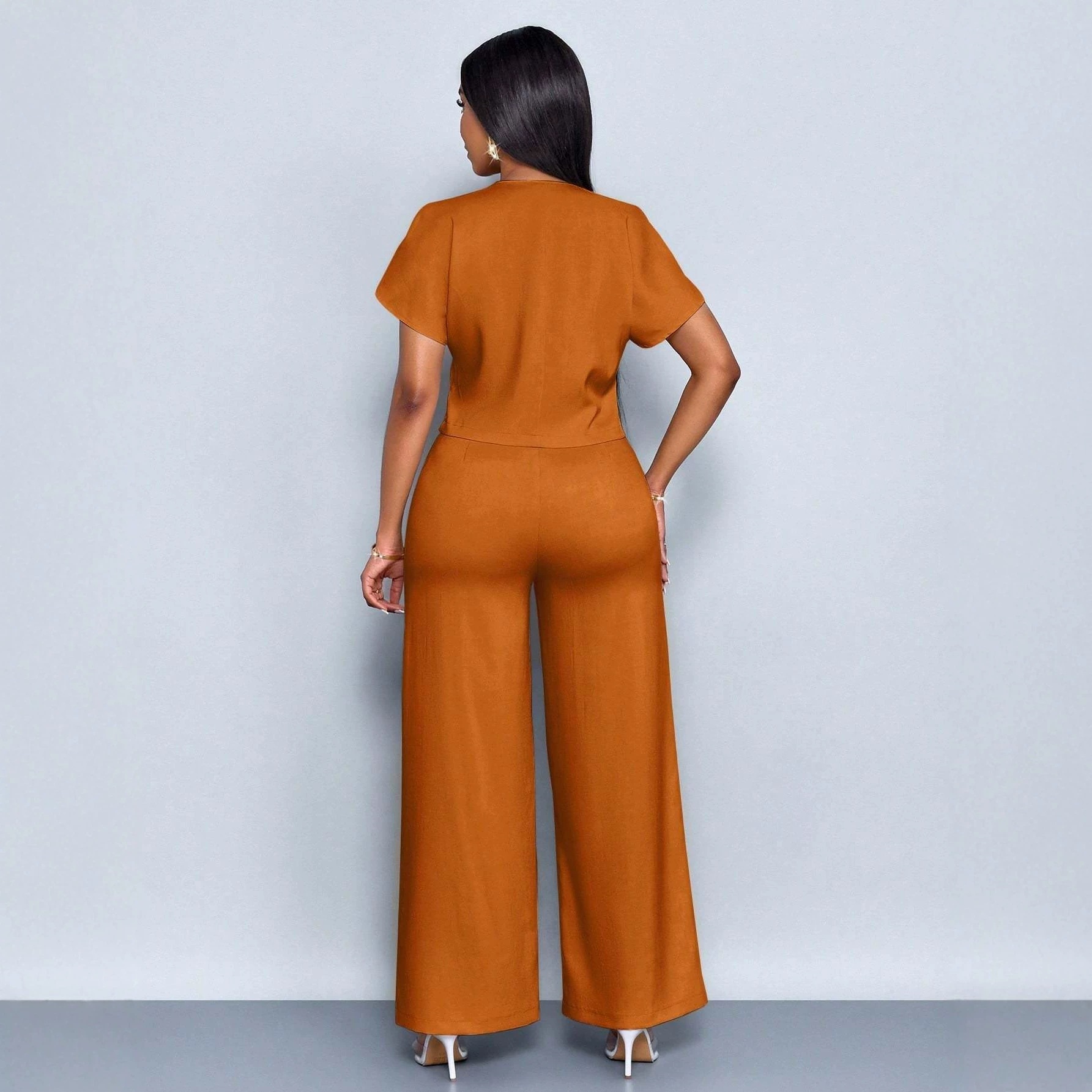 Zomerse elegante 2-delige pak  - Wide Leg Palazzo Pants recensie en prijs