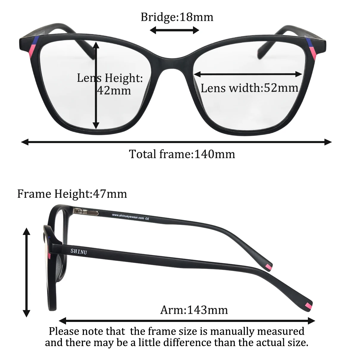 SHINU Damesmode Frame Optische - Women'S Fashion Glasses With Clear Lenses recensie en prijs