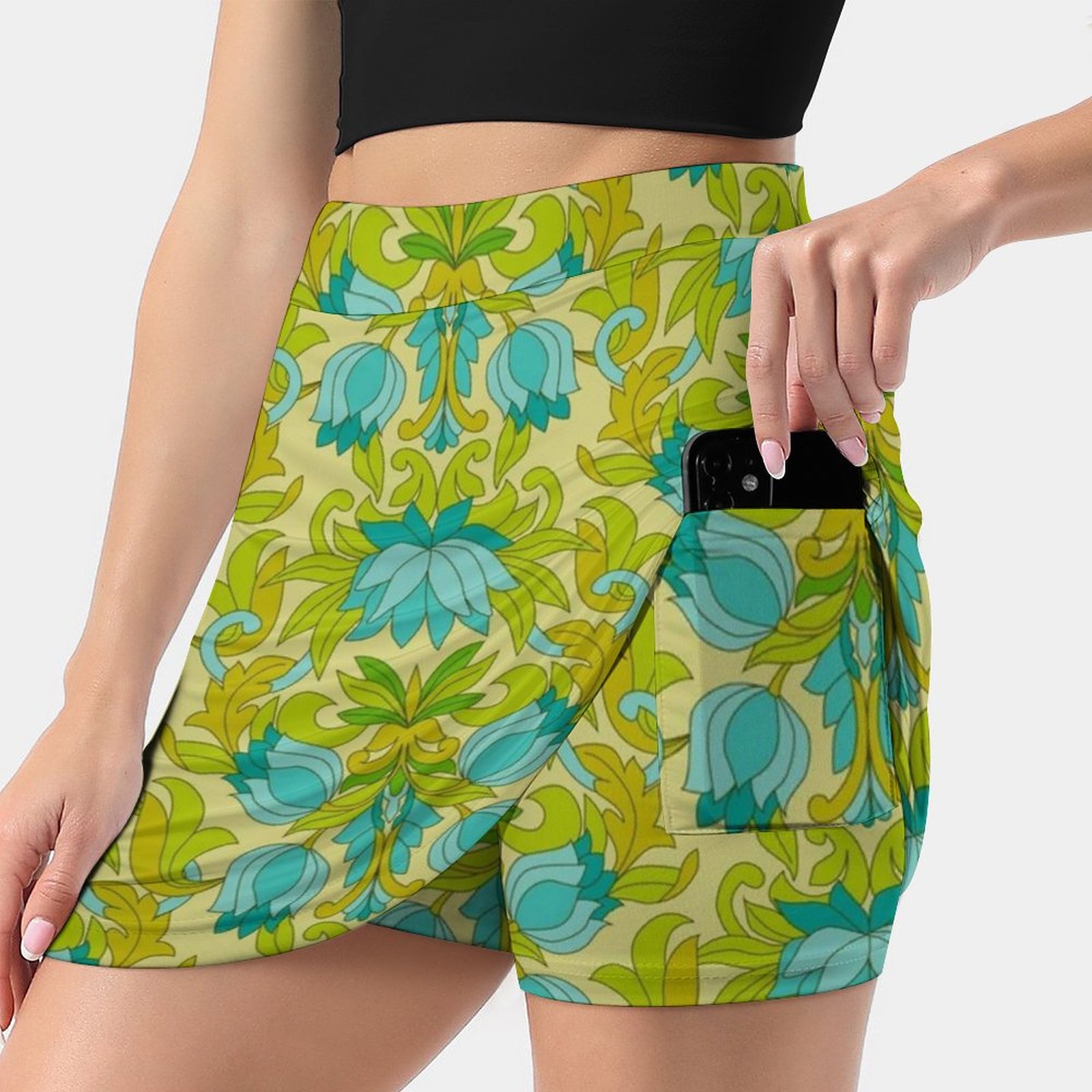Turquoise en groene bladeren j - Women'S Fashion In The 1960S recensie en prijs