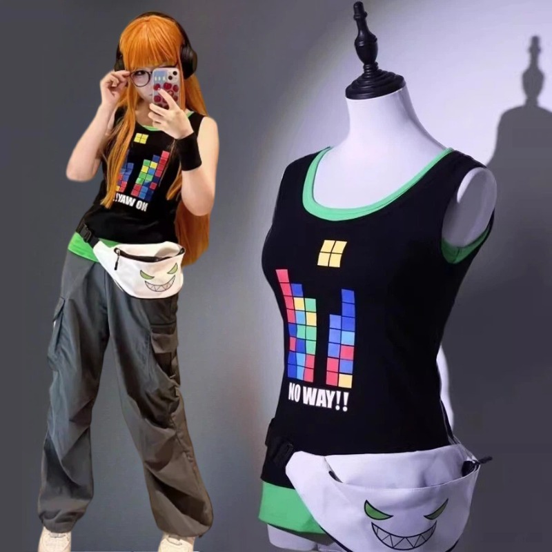 Anime Sakura Futaba Cosplay Ko - Knitted Vest Women recensie en prijs
