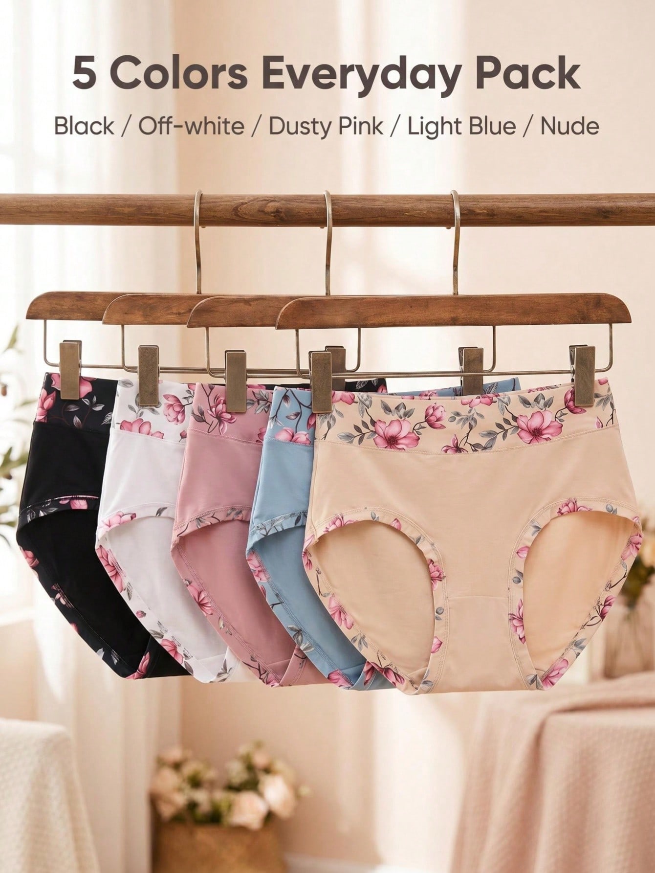 5PCS Plus Size damesslipjes me - Women'S Fashion Underwear recensie en prijs