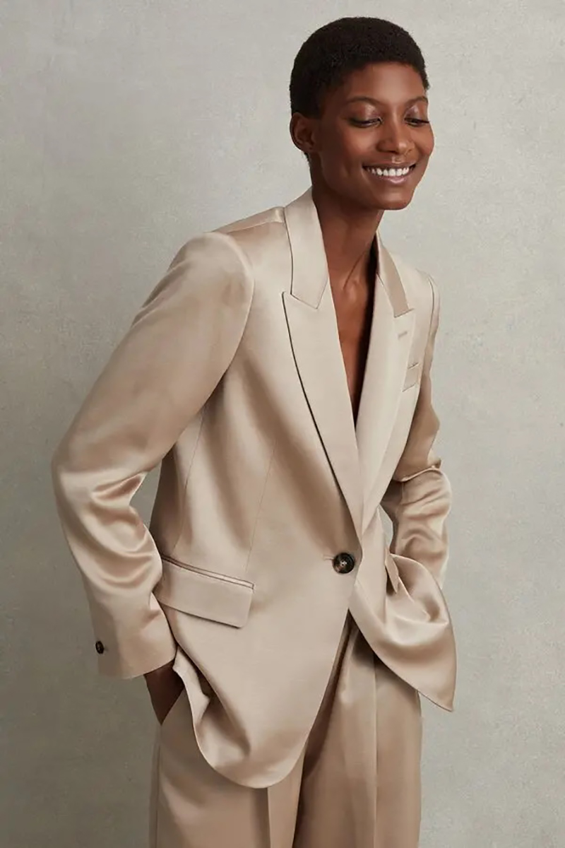 Allingentle Zijde Satijn Dames - Blazer Women Oversized recensie en prijs