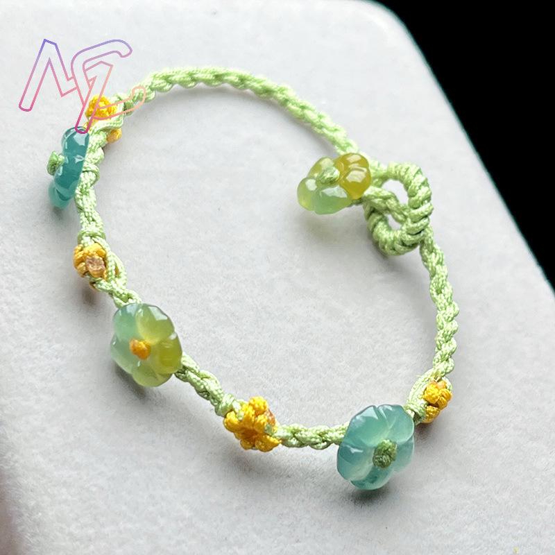 Myanmar Jadeïet Bloem Armband  - Women'S Fashion recensie en prijs