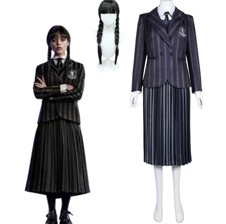 Anime Addams Cosplay Woensdag  - Knitted Vest Women recensie en prijs