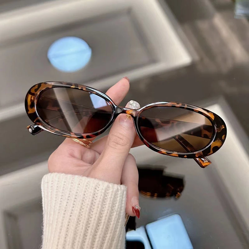 Nieuwe ovale vintage zonnebril - Women'S Fashion Eyeglasses recensie en prijs