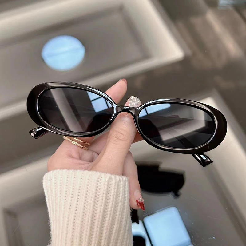 Nieuwe ovale vintage zonnebril - Women'S Fashion Eyeglasses recensie en prijs