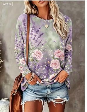 Dames T-shirt met lange mouwen - Women Fashion Styles recensie en prijs