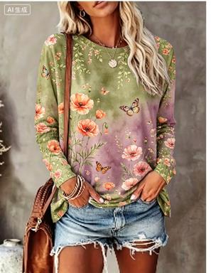 Dames T-shirt met lange mouwen - Women Fashion Styles recensie en prijs