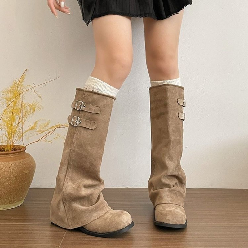 Y2K Koreaanse stijl retro knie - Women'S Fashion Knee High Boots recensie en prijs