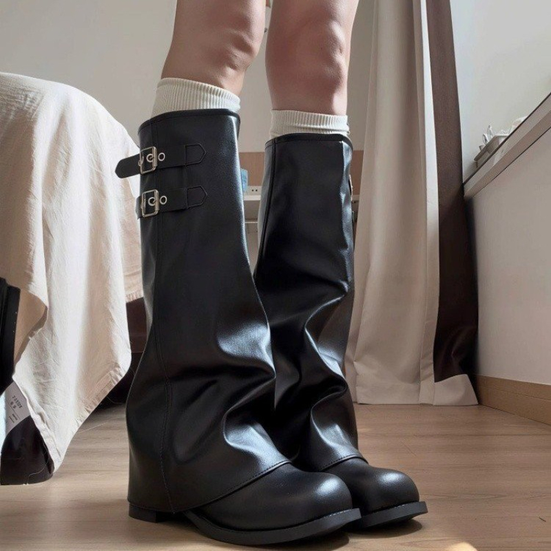 Y2K Koreaanse stijl retro knie - Women'S Fashion Knee High Boots recensie en prijs