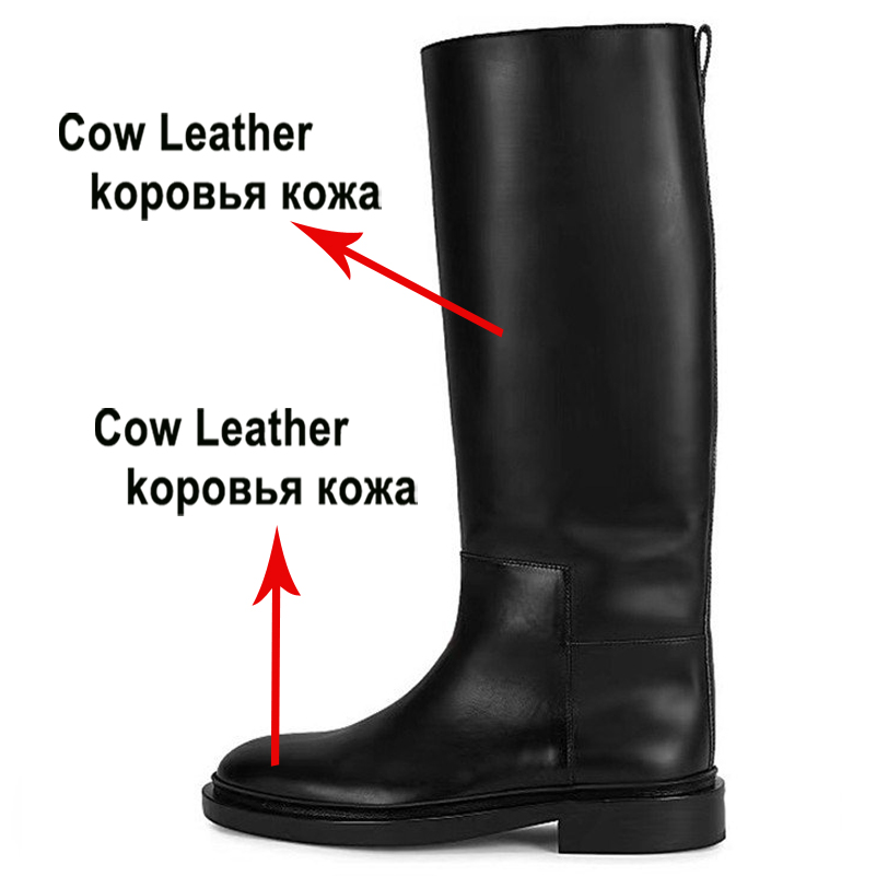 Meotina Dames Echt Leer Knieho - Women'S Fashion Knee High Boots recensie en prijs