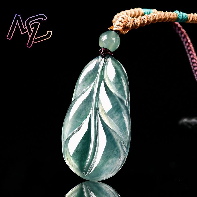 Myanmar Jadeïet Blad Hanger Ge - Women'S Fashion recensie en prijs