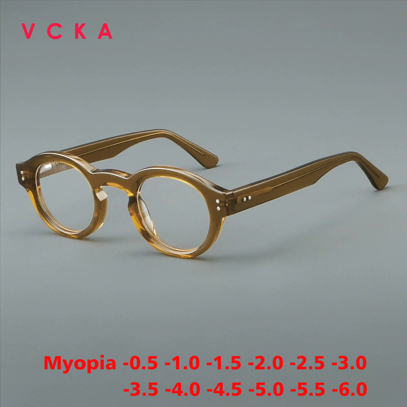VCKA Mode Acetaat Ronde Bijzie - Women'S Fashion Glasses With Clear Lenses recensie en prijs